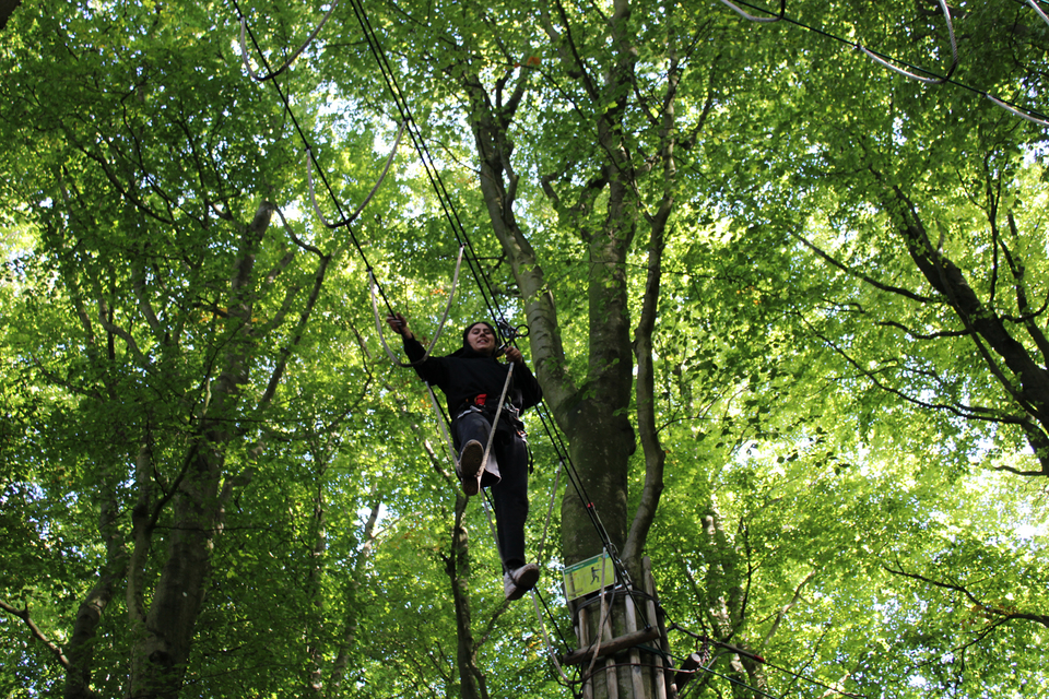 Student at Go Ape