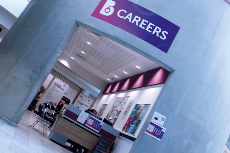 Exterior shot of Careers Hub