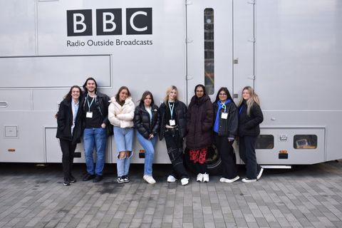 B6 Media Students Visit Media City for BBC Workshops