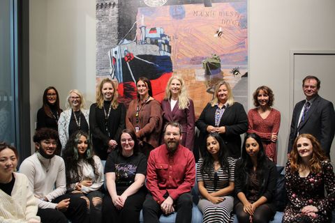 B6 Students’ Artwork Installed at Peel L&P