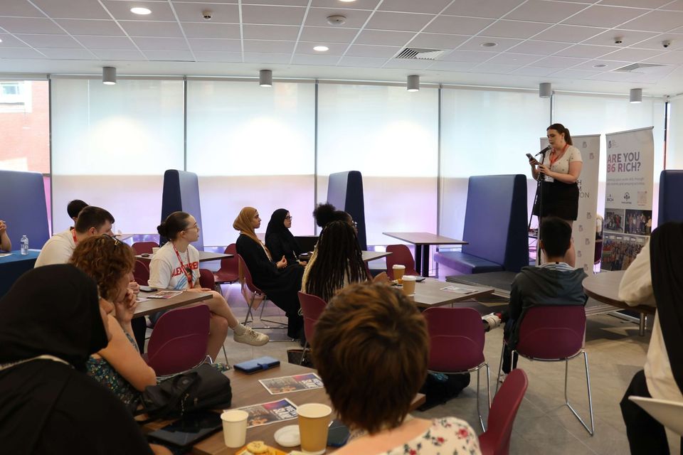 Image from poetry slam event
