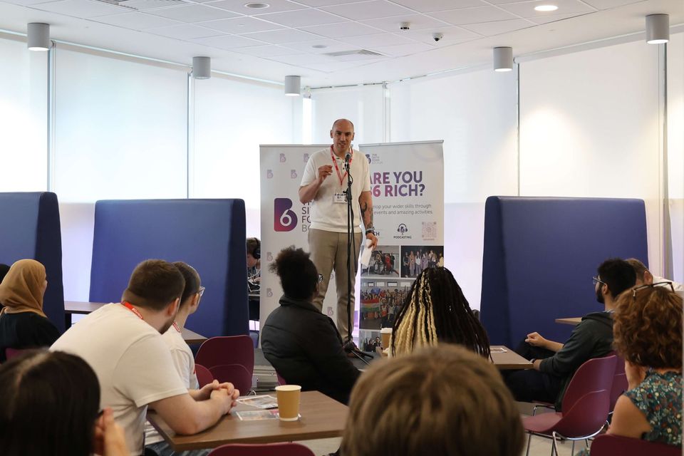 Image from poetry slam event