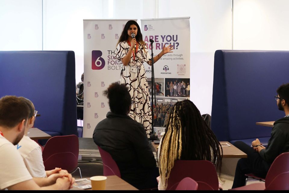 Image from poetry slam event
