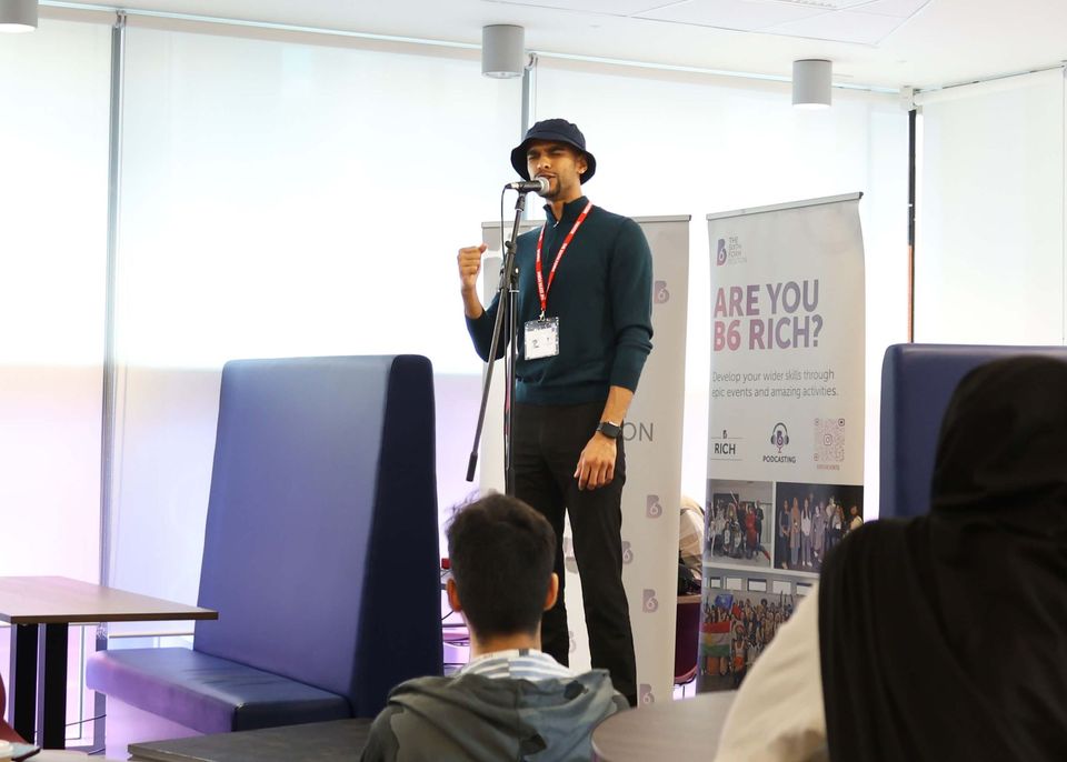 Image from poetry slam event