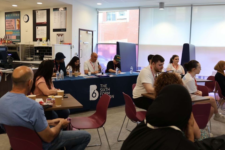 Image from poetry slam event