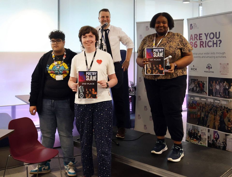 Image from poetry slam event