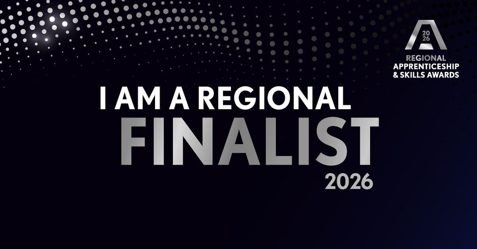 Badge reading 'Im a regional finalist'