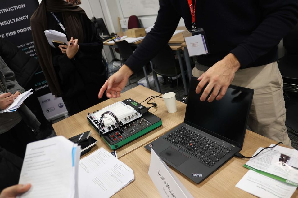 Image of guest speaker at STEM Careers Event Image of guest speaker at STEM Careers Event