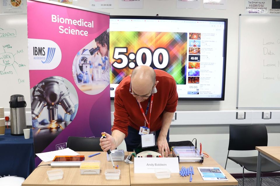 Image of guest speaker at STEM Careers Event Image of guest speaker at STEM Careers Event